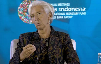 Christine Lagarde, directora gerente del FMI