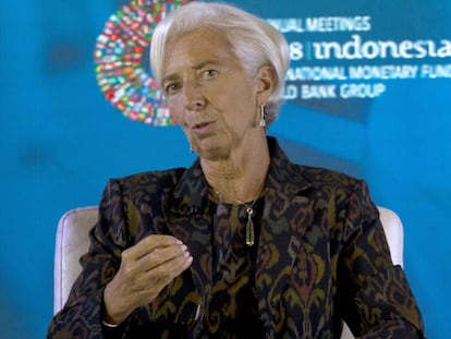 Christine Lagarde, directora gerente del FMI