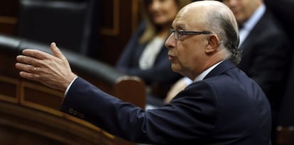 El ministro de Hacienda, Crist&oacute;bal Montoro. EFE/Archivo