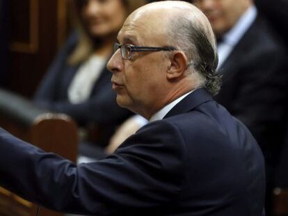 El ministro de Hacienda, Crist&oacute;bal Montoro. EFE/Archivo