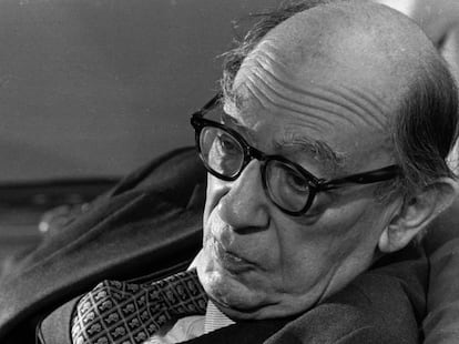 El filósofo Isaiah Berlin en 1992.