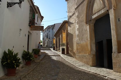 Calle principal de Guadalest.