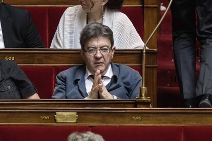 El diputado y líder de Francia Insumisa, de Jean-Luc Mélenchon