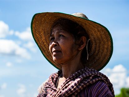 Ranong Kongsaen, de 59 años, es la fundadora del colectivo de las Abuelas Radicales en el pueblo de Na Nong Bong, en la provincia de Loei, en el noreste de Tailandia.