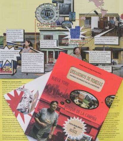 Pagina y portada de 'Urbanismos de remesas'.