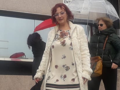 María Sevilla, tras declarar ante la Fiscalía en noviembre pasado.