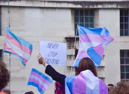 Manifestación del Orgullo Trans el pasado 2021 en Londres.