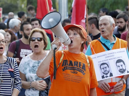 Manifestación por la Renta Garantizada, en 2019.