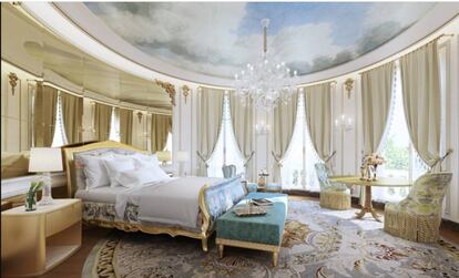 Suite real del hotel Mandarin Oriental Ritz.
