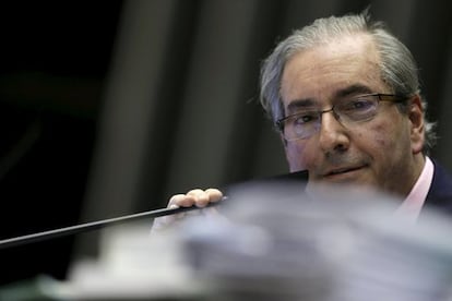 O presidente da C&acirc;mara, Eduardo Cunha.