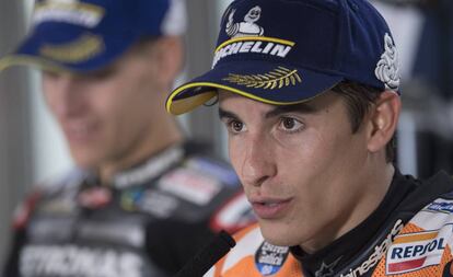 Márquez en Misano Adriatico el domingo.