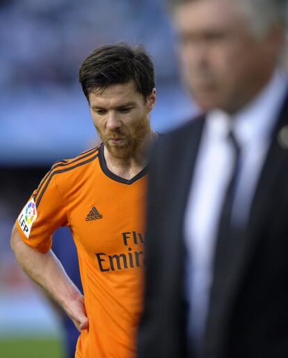 Xabi Alonso al finalizar el partido