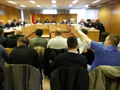 Una jornada del juicio por el 'caso Blanquerna' en la Audiencia Provincial de Madrid el pasado 8 de abril.