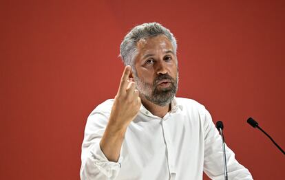 Portuguese Socialist Party leader Pedro Nuno Santos in Estoril in October.