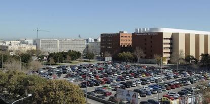 Vista del campus de Vera de la Politécnica y del de Tarongers de la Universitat de València.