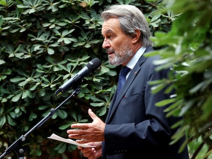 El expresidente de la Generalitat Artur Mas durante una conferencia de prensa, el pasado junio.