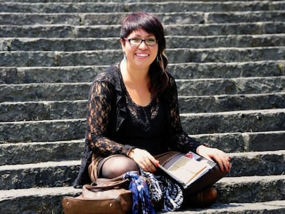 Alina Rosas, portavoz de Yo Soy 132 de la Facultad de Políticas de la UNAM.
