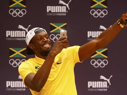 Usain Bolt en R&iacute;o de Janeiro.