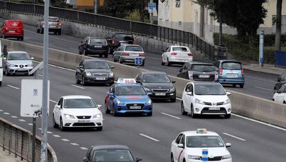 La autovía A-5, a su paso por Madrid.