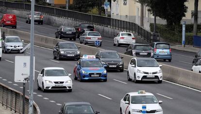 La autovía A-5, a su paso por Madrid. 