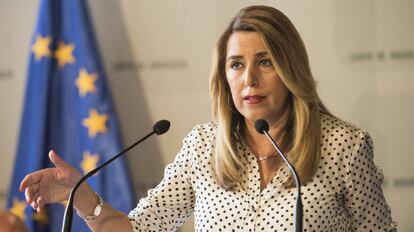 La presidenta de la Junta de Andalucía, Susana Díaz.