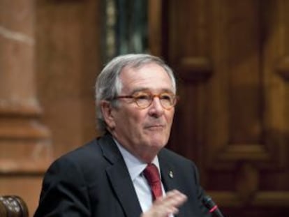 El alcalde de Barcelona, Xavier Trias. 