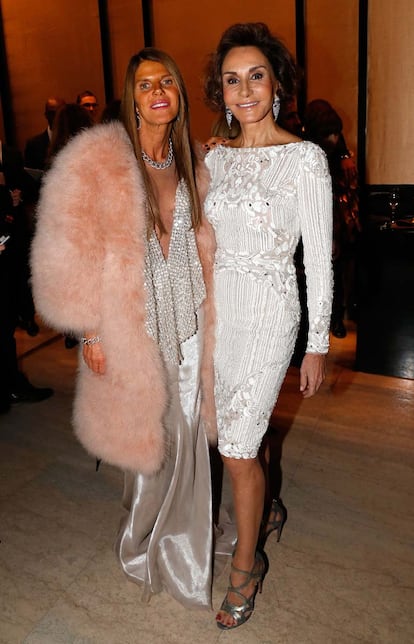 Anna Dello Russo y Nati Abascal.