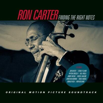 Portada de Finding the right notes', Ron Carter. (In-Out/Distrijazz)