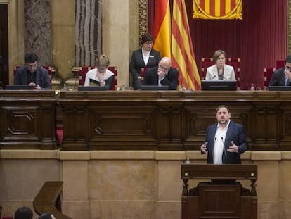 Ple del Parlament dimarts passat.