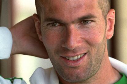 El jugador del Real Madrid Zinedine Zidane.