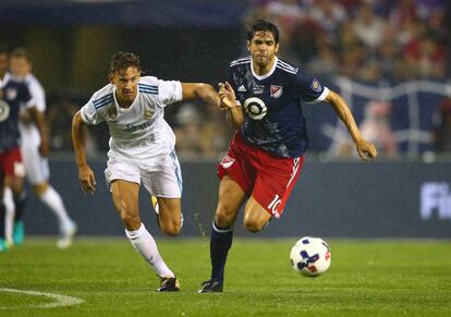 Kaká, ante el Real Madrid en la pretemporada.