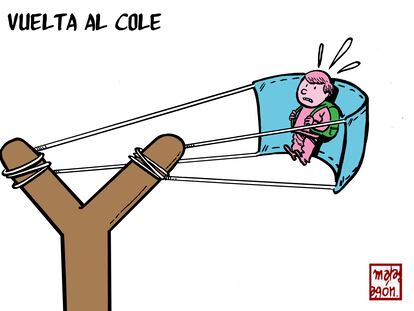 La vuelta al cole en la España del coronavirus, según Malagón