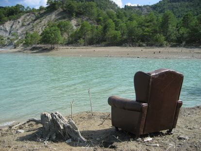 Foto realizada en el pantano de Molina de Tous (Huesca).