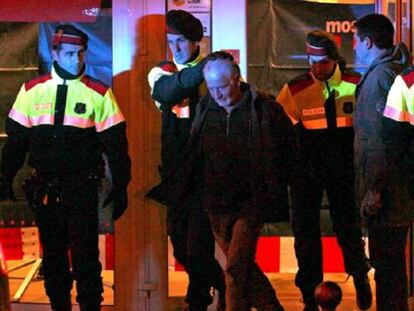 El 'pistoler d'Olot' durant la reconstrucció del crim.