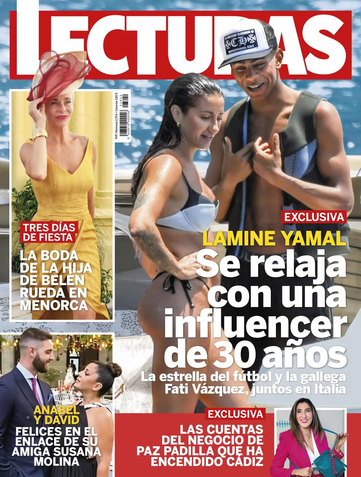 Lamine Yamal hace oficial en Instagram su relación con Nicki Nicole 1 Portada de la revista 'Lecturas'.