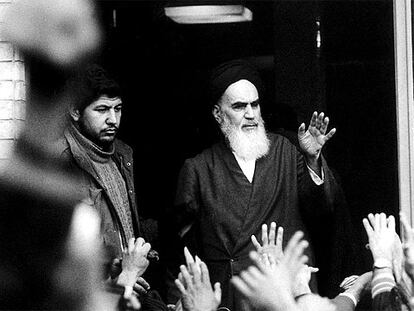 El ayatolá Jomeini, líder islámico y fundador de la revolución fundamentalista en Irán.