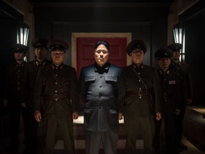 El líder nord-coreà Kim Jong-un, interpretat per Randall Park en la pel·lícula 'La entrevista'.