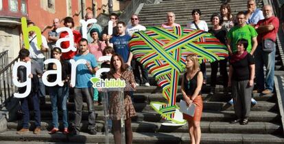 Las concejalas de Bildu en Bilbay y Vitoria presentan la campaña.