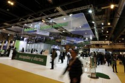 Vista del pabellón de Asturias en la 33 edición de la Feria Internacional de Turismo de Madrid (Fitur 2013), en el recinto ferial de Ifema. EFE/Archivo