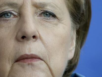 La cancellera Angela Merkel, aquest dilluns a Berlín.