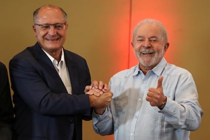 Geraldo Alckmin y  Luiz Inácio Lula da Silva