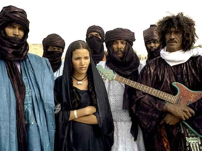 Los componentes de Tinariwen.
