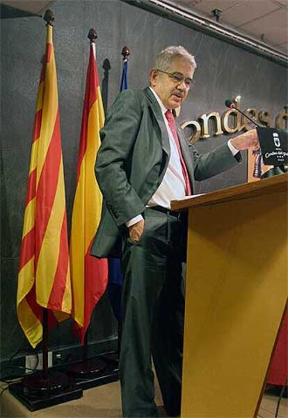 Maragall, en un encuentro empresarial en Lleida.