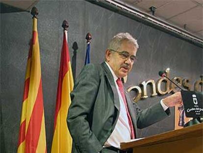 Maragall, en un encuentro empresarial en Lleida.