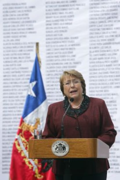 La presidenta de Chile Michelle Bachelet.