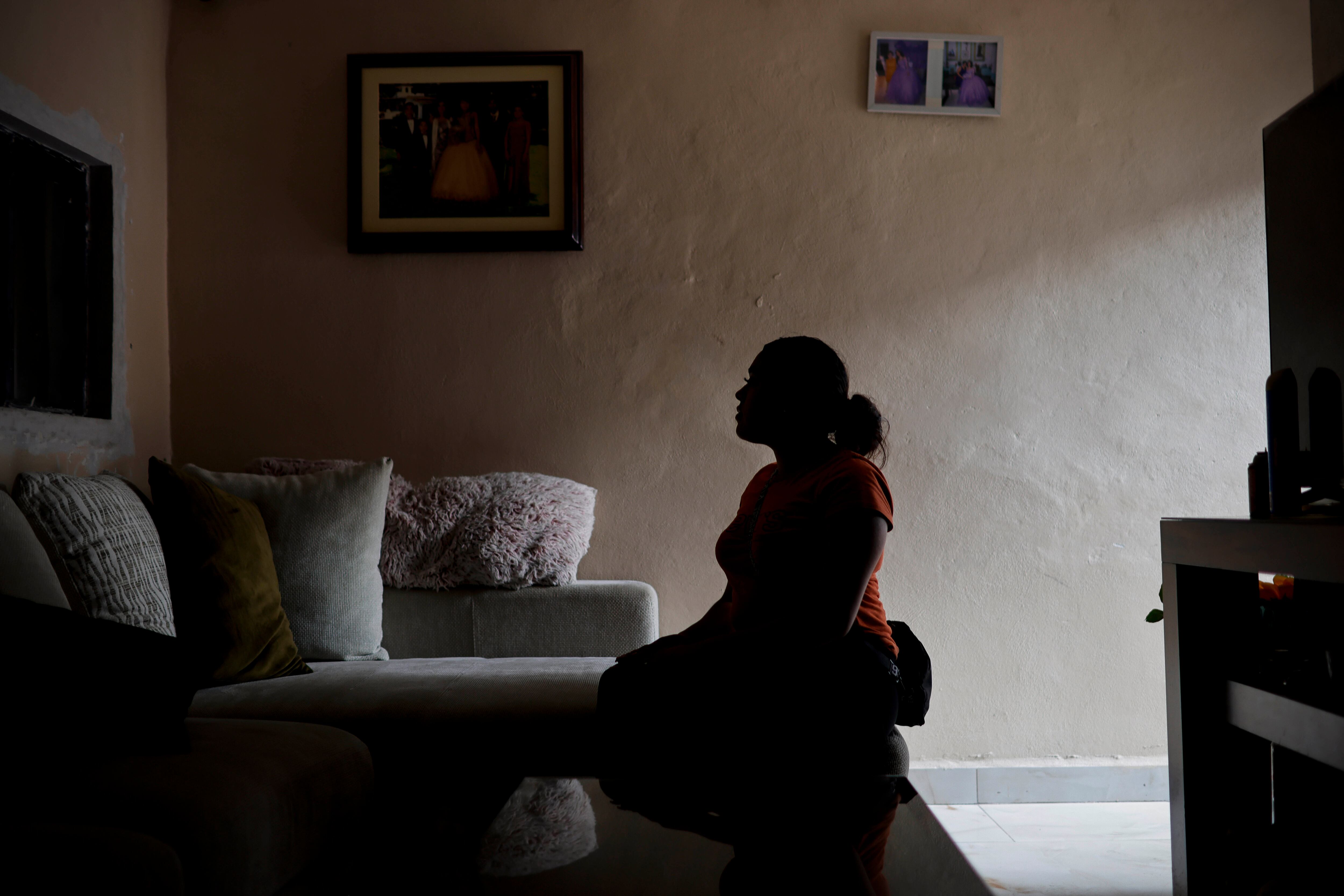 Jaqueline en su casa en Irapuato, Guanajuato. 