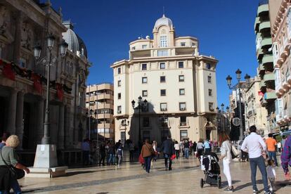 El centro de la ciudad.