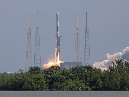 Lanzamiento del telescopio espacial 'Euclid', este sábado en Cabo Cañaveral, Florida.