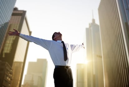 Emprendedor feliz