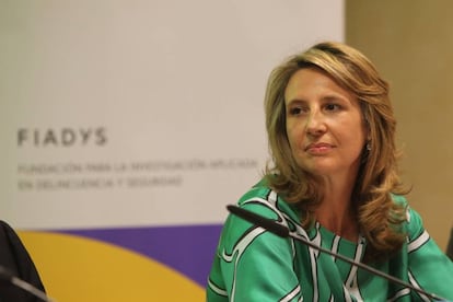 La criminóloga Andrea Giménez-Salinas, coordinadora del informe.